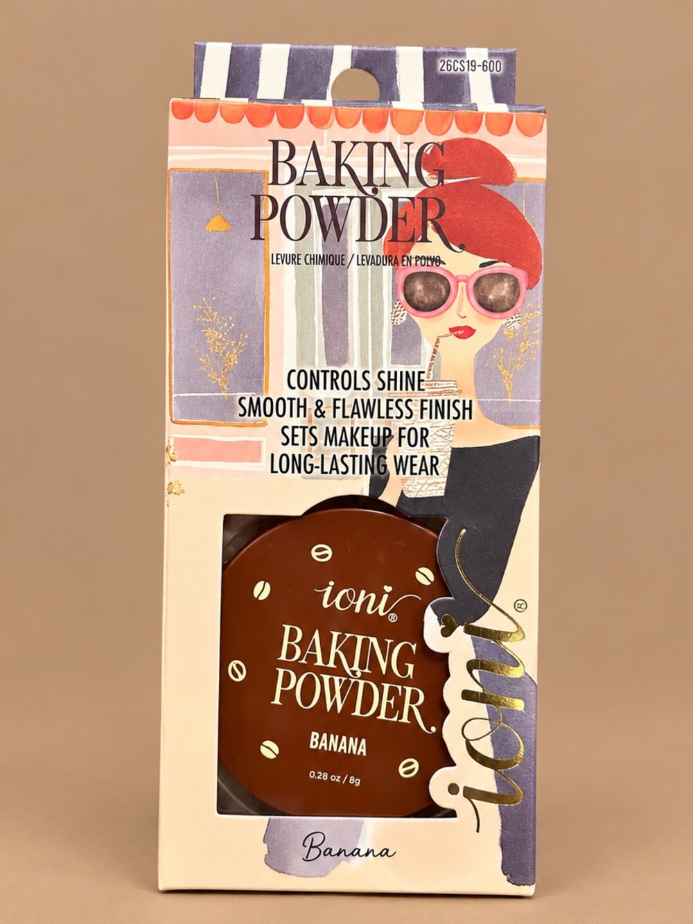 Ioni Banana Baking Powder – Shine Control Setting Powder, 0.28 oz